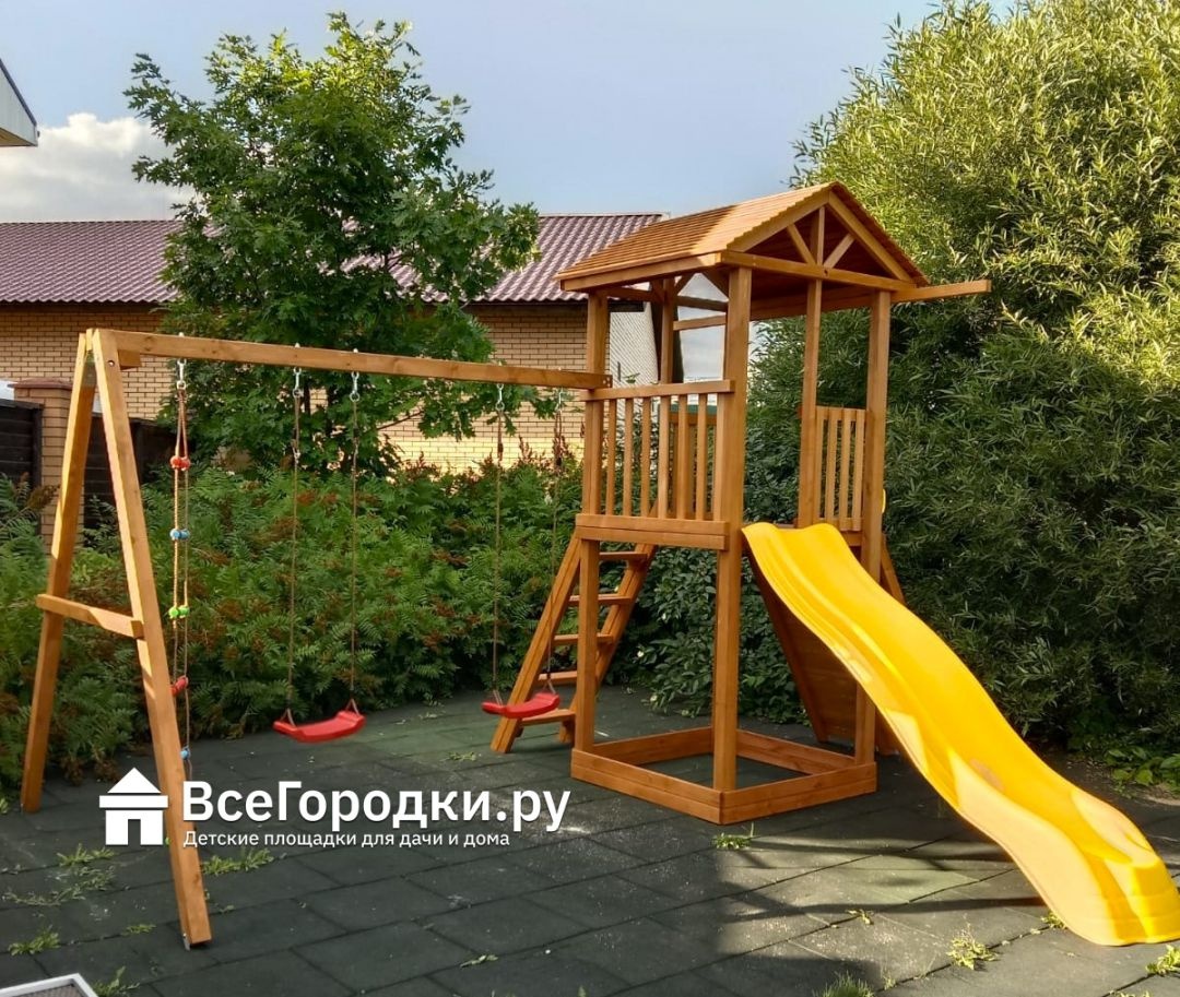 Детская площадка Можга Спортивный городок 5 с качелями - купить с ...