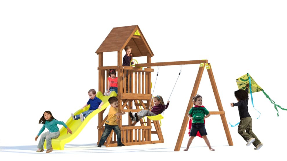 Детская деревянная площадка MoyDvor Ковбой