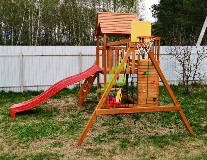 Детская игровая площадка IgraGrad Крафт Pro 3 скат 2 м