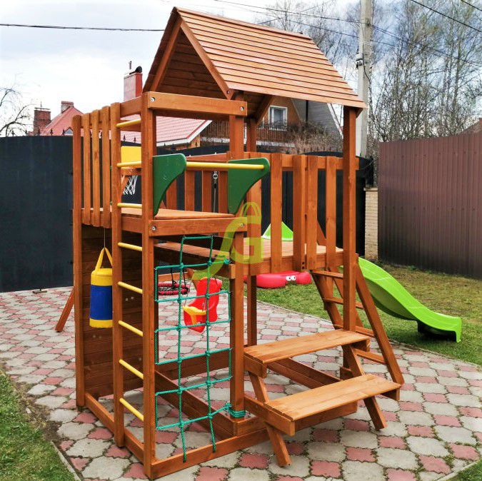 Детская игровая площадка IgraGrad Крафт Pro 3 скат 2 м