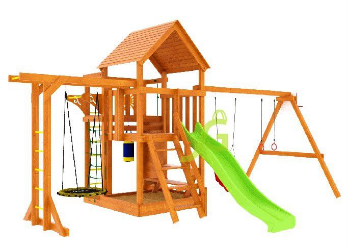 Детская игровая площадка IgraGrad Крафт Pro 4 скат 2 м