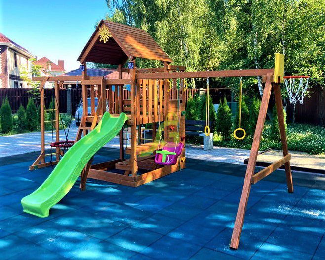 Детская игровая площадка IgraGrad Крафт Pro 4 скат 2 м