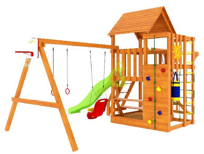 Детская игровая площадка IgraGrad Крафт Pro 4 скат 2 м