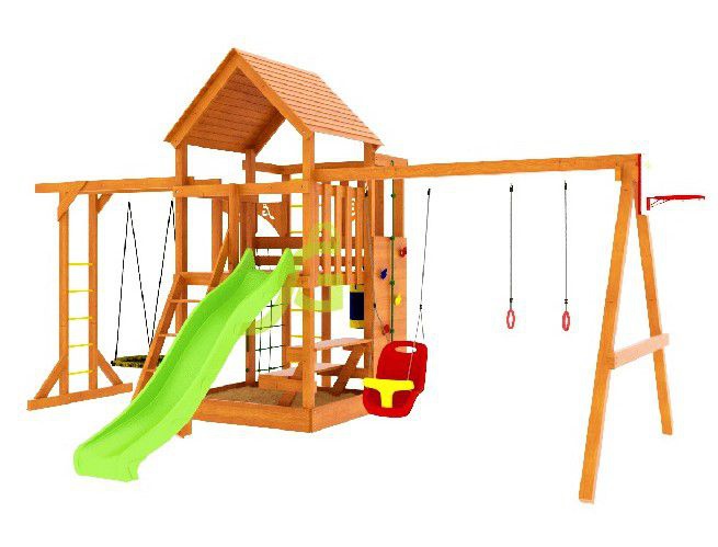 Детская игровая площадка IgraGrad Крафт Pro 4 скат 2 м