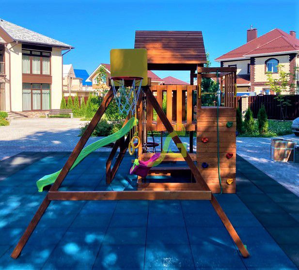 Детская игровая площадка IgraGrad Крафт Pro 4 скат 2 м