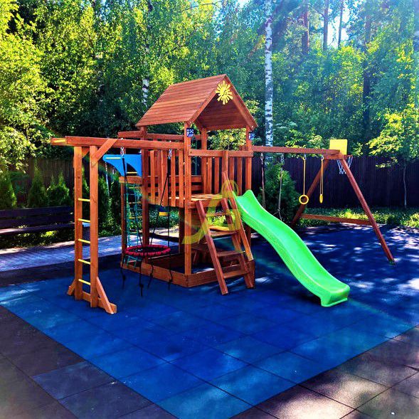 Детская игровая площадка IgraGrad Крафт Pro 4 скат 2 м