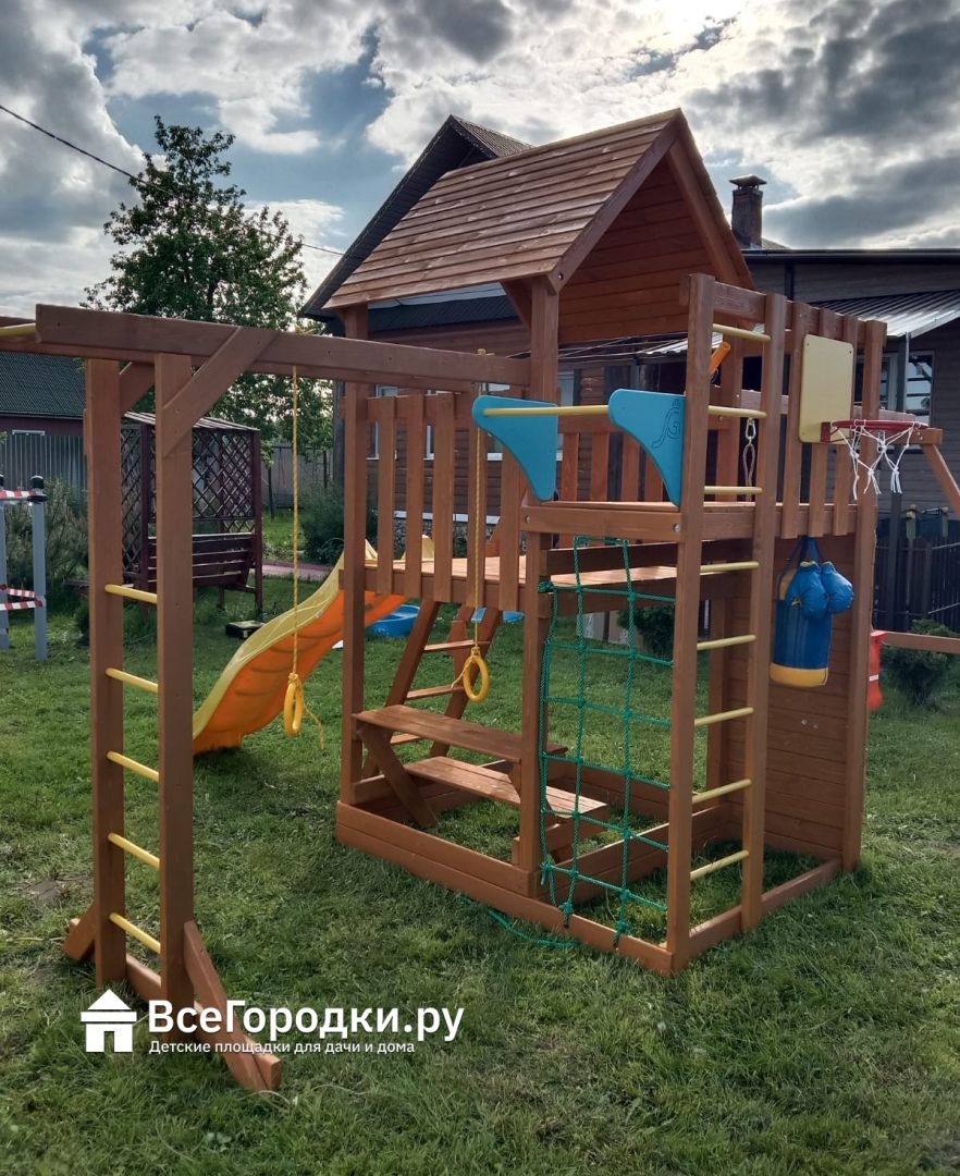 Детская игровая площадка IgraGrad Крафт Pro 4 скат 2 м