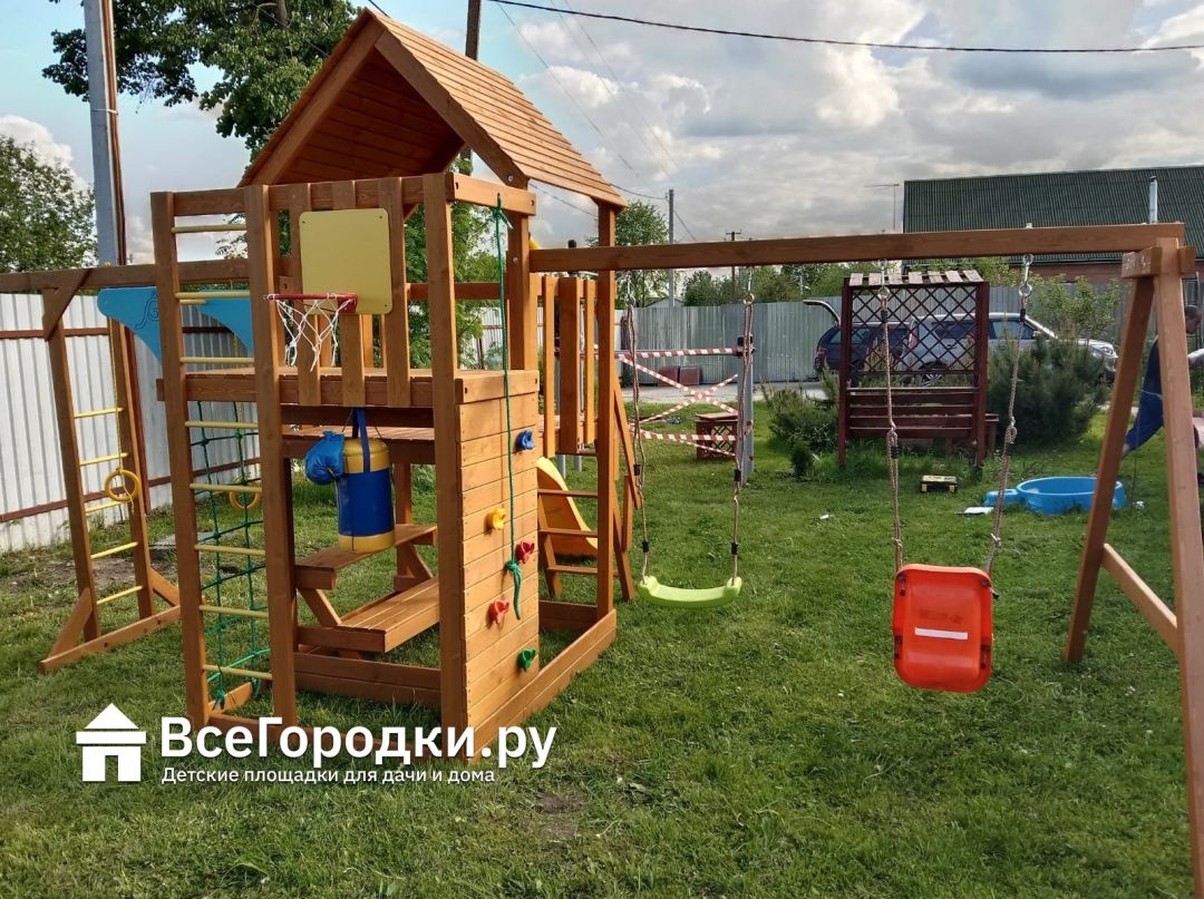 Детская игровая площадка IgraGrad Крафт Pro 4 скат 2 м