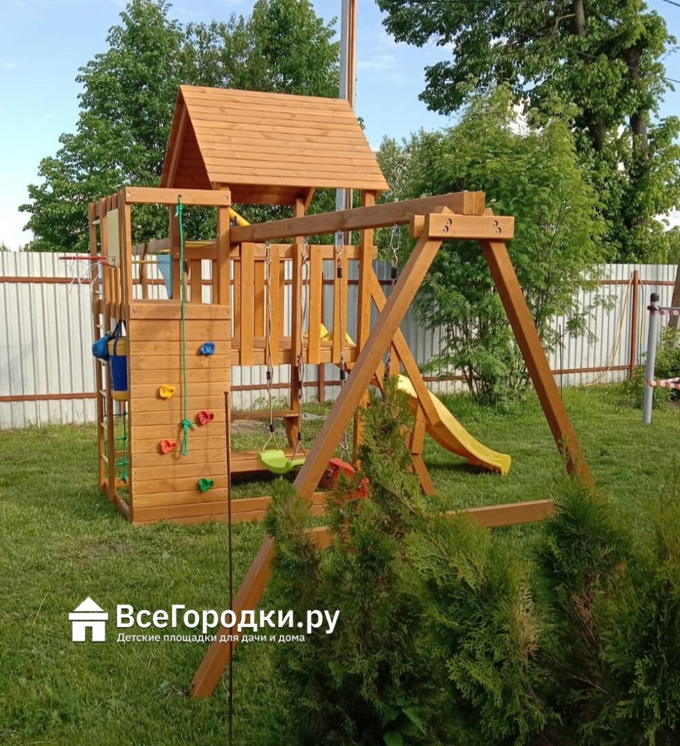 Детская игровая площадка IgraGrad Крафт Pro 4 скат 2 м