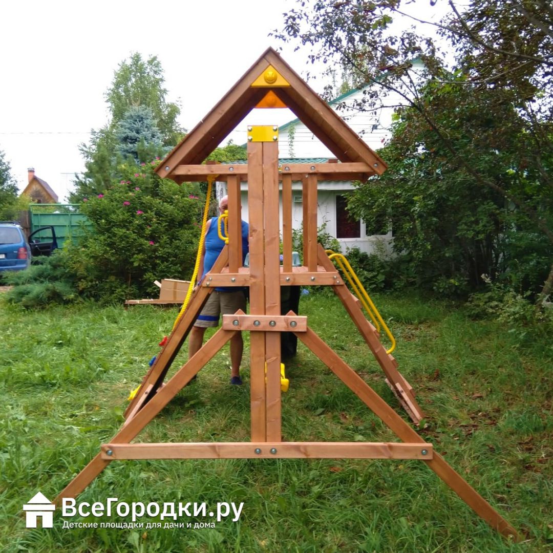 Детская деревянная площадка MoyDvor Крепость свободы