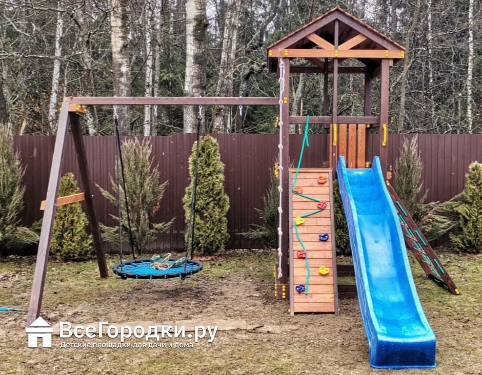 Детский игровой комплекс для дачи Домовенок Макси