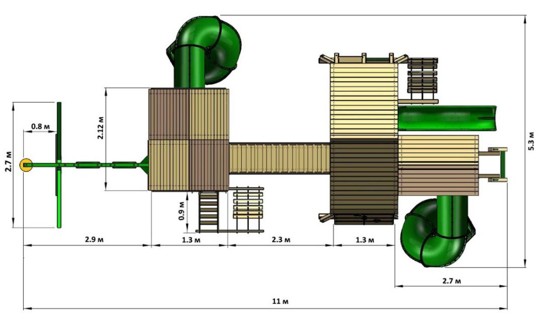 Детская игровая площадка Playgarden Mega SkyFort