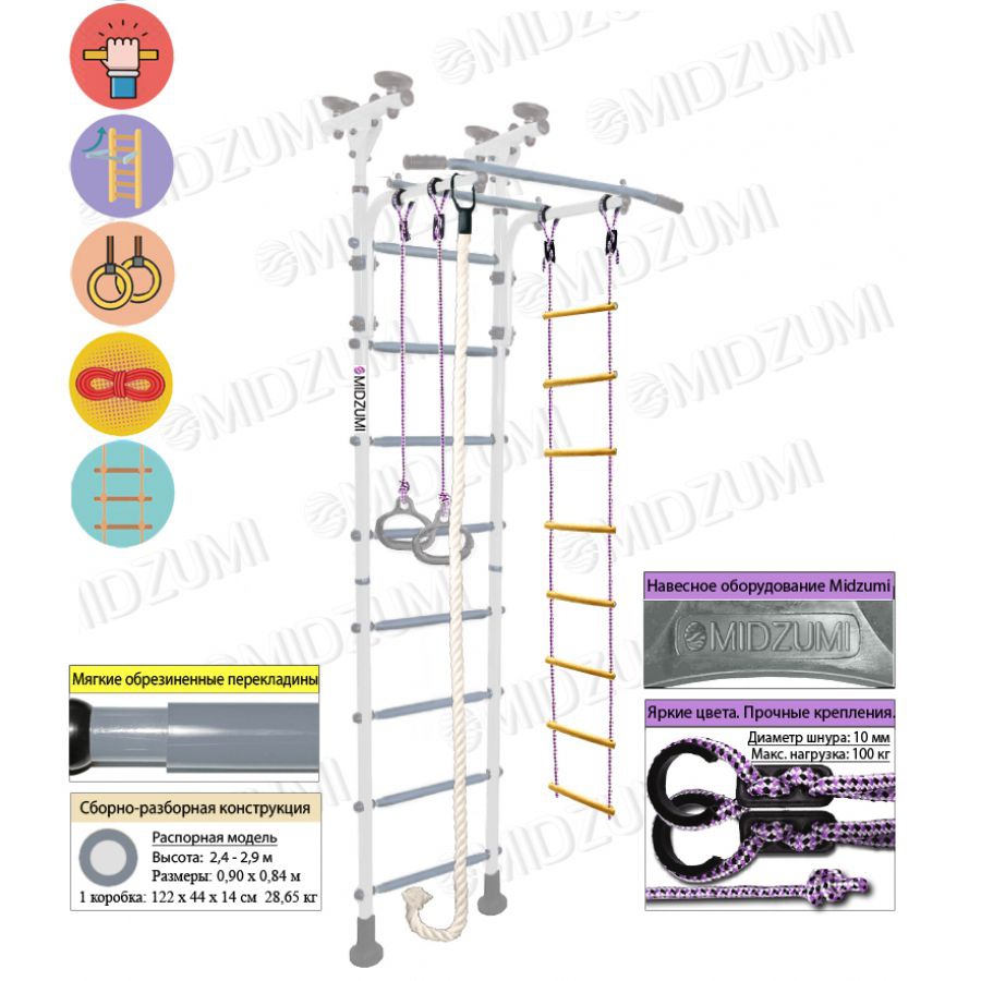 Шведская стенка Midzumi Niji Busyboard