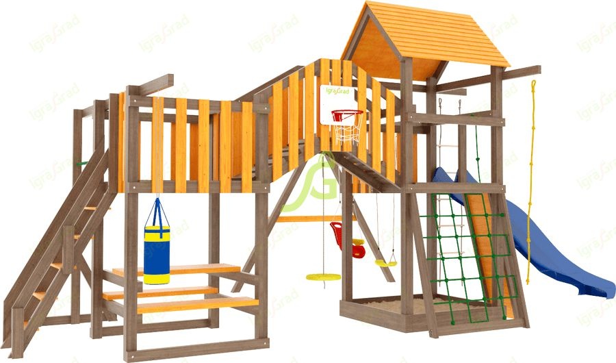Детская игровая площадка Igragrad Панда Фани Мостик