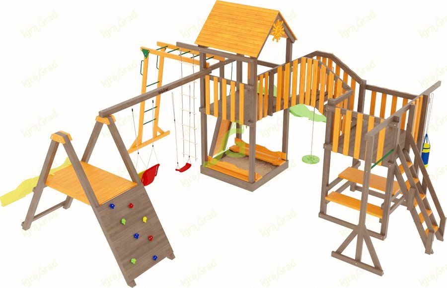 Детская игровая площадка Igragrad Панда Фани Мостик 2