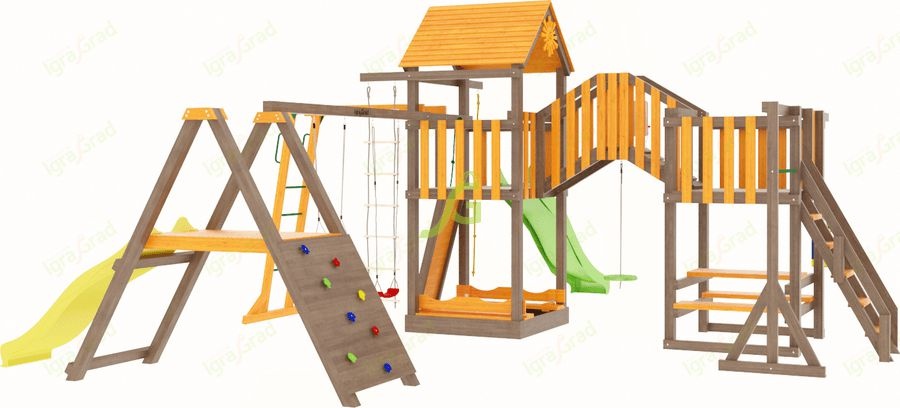 Детская игровая площадка Igragrad Панда Фани Мостик 2