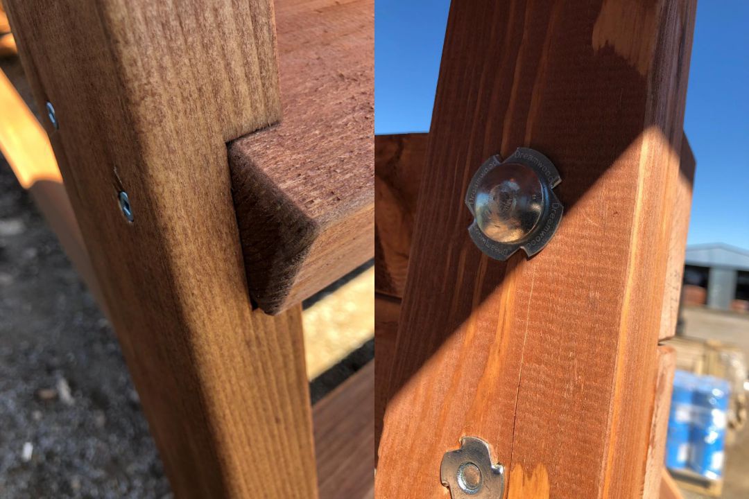 Детская деревянная площадка MoyDvor Панорама с трубой и рукоходом