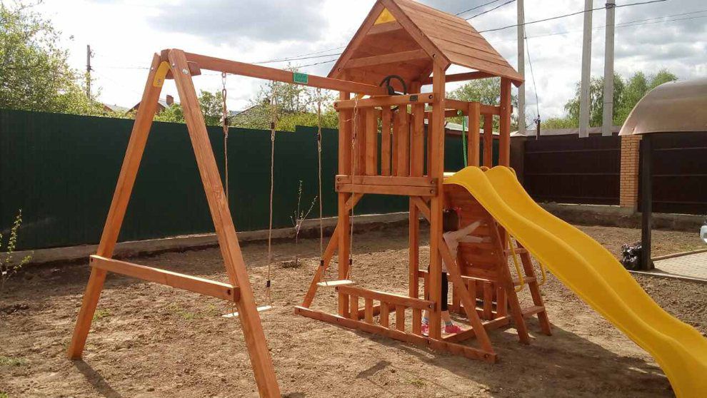 Детская деревянная площадка MoyDvor Париж