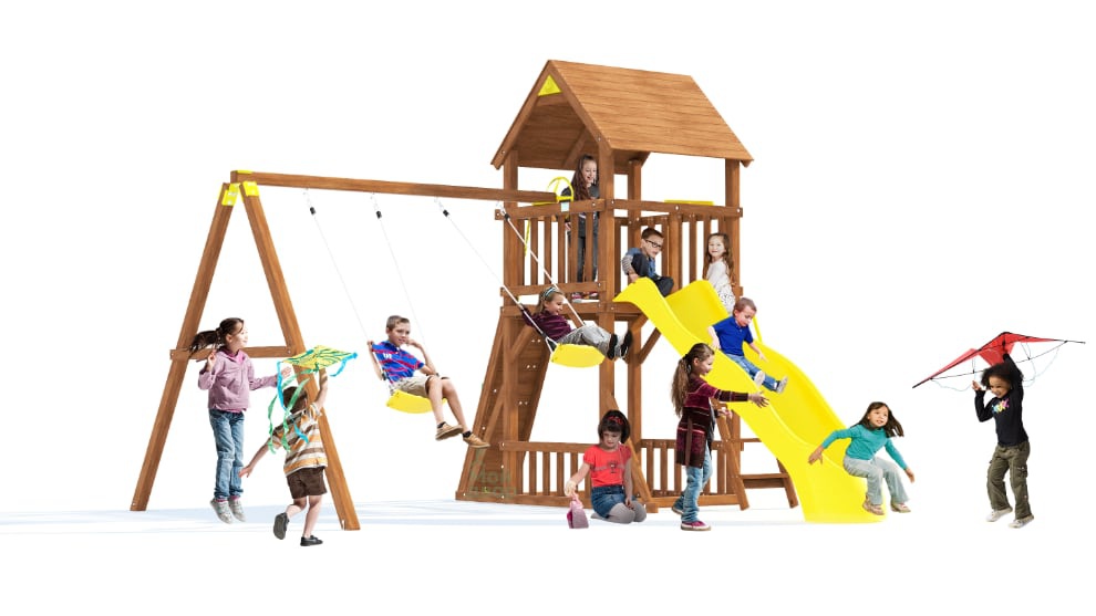 Детская деревянная площадка MoyDvor Париж