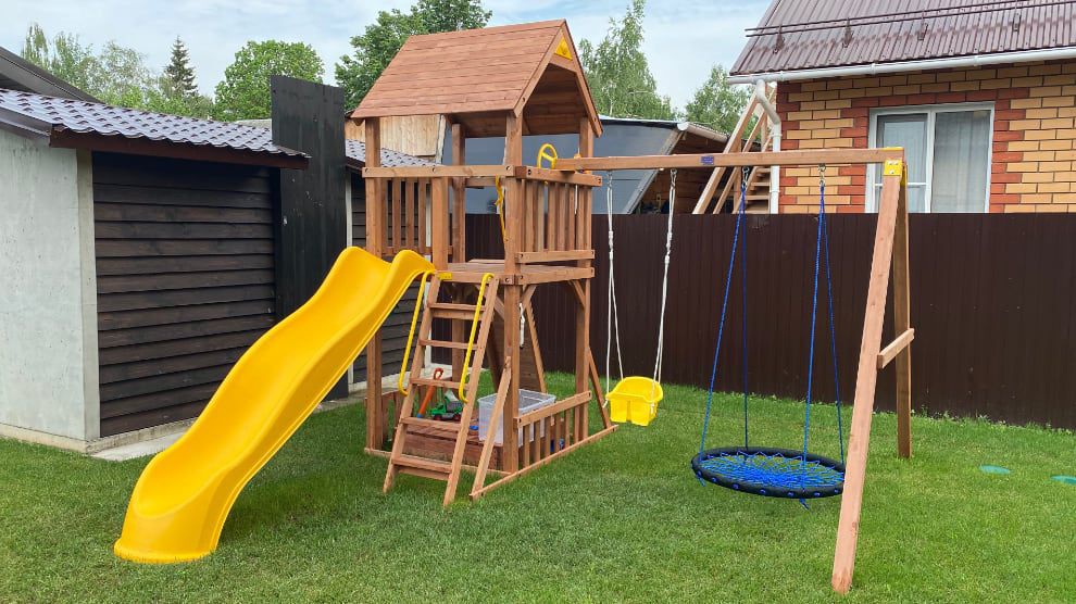 Детская деревянная площадка MoyDvor Париж