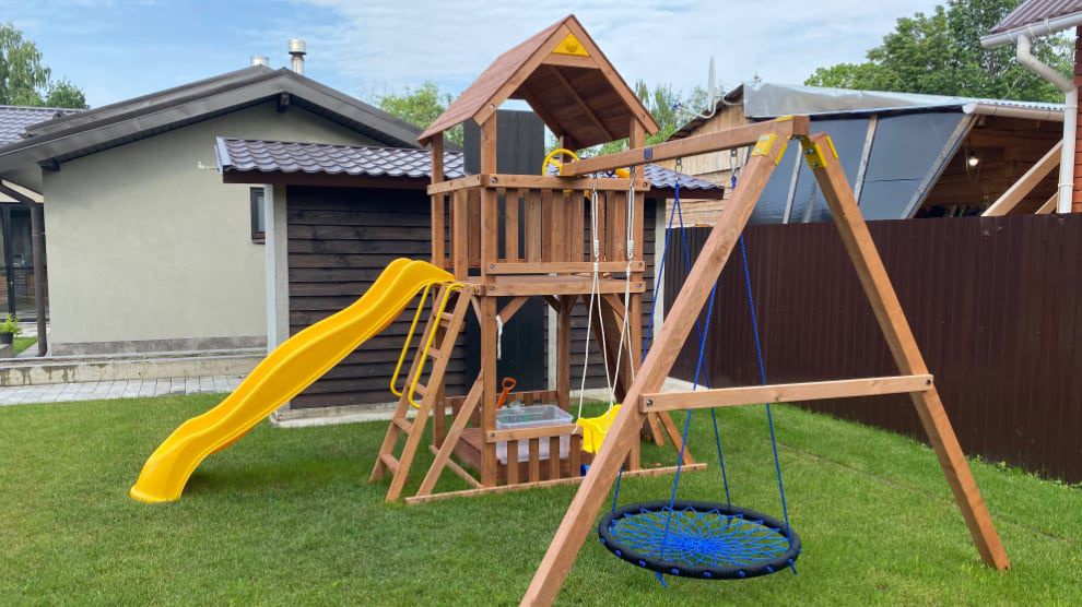 Детская деревянная площадка MoyDvor Париж