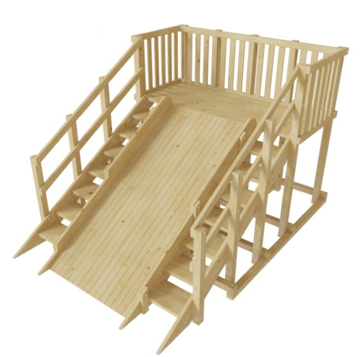 Зимняя горка Самсон Гренландия