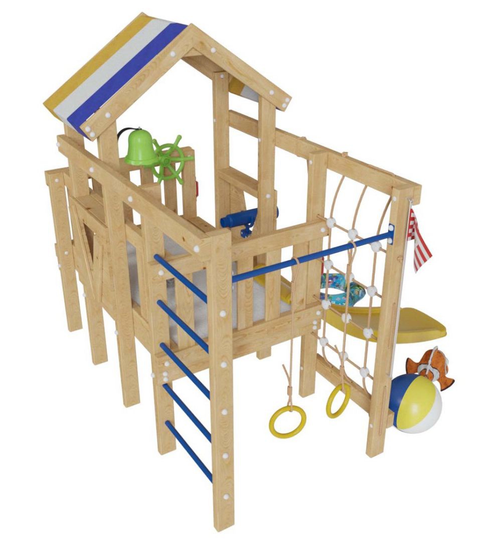 Детская игровая кровать-чердак Немо