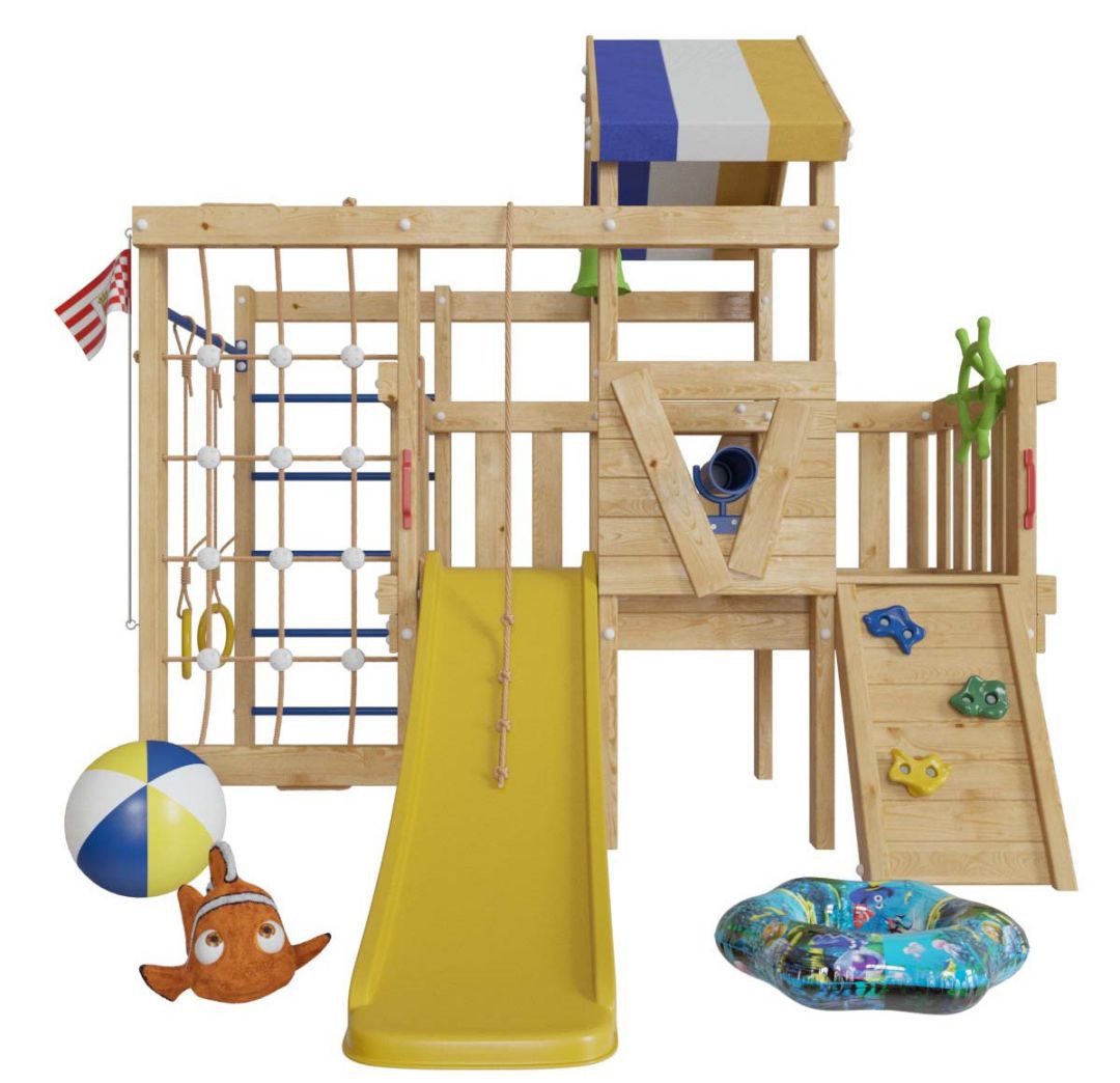 Детская игровая кровать-чердак Немо