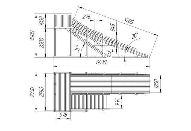 Зимняя горка Самсон Норильск