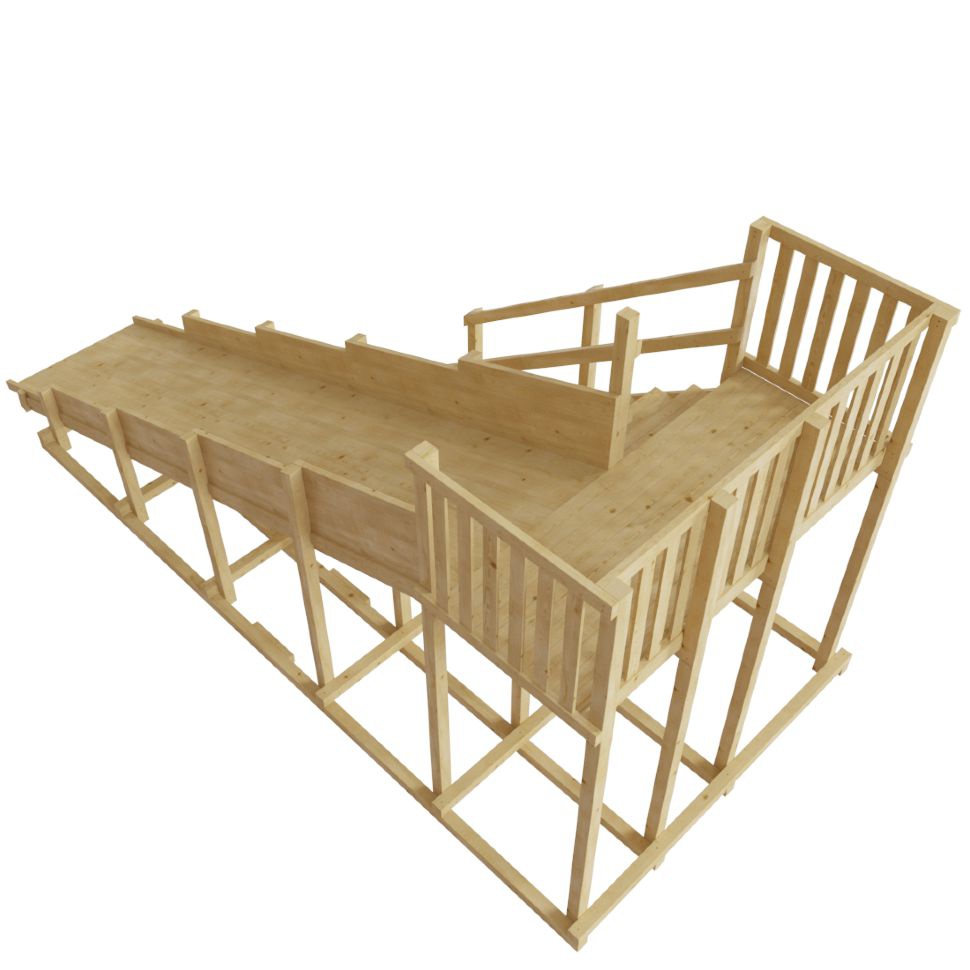 Зимняя горка Самсон Норильск