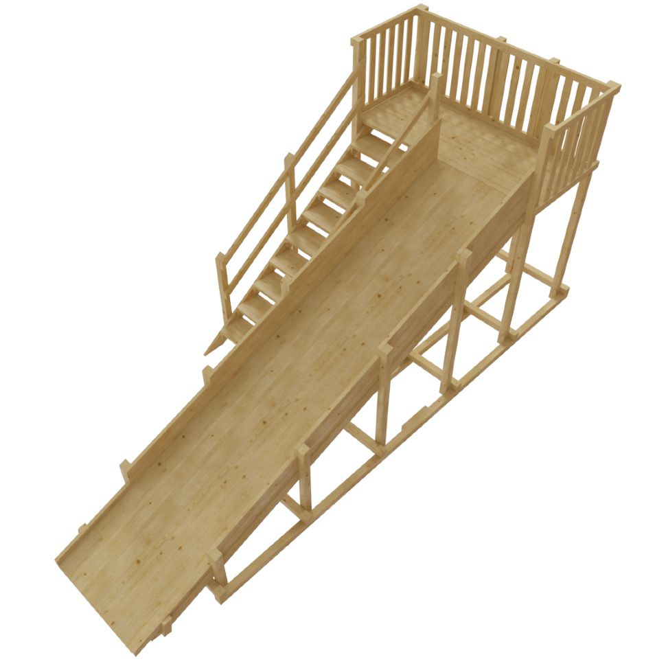 Зимняя горка Самсон Норильск