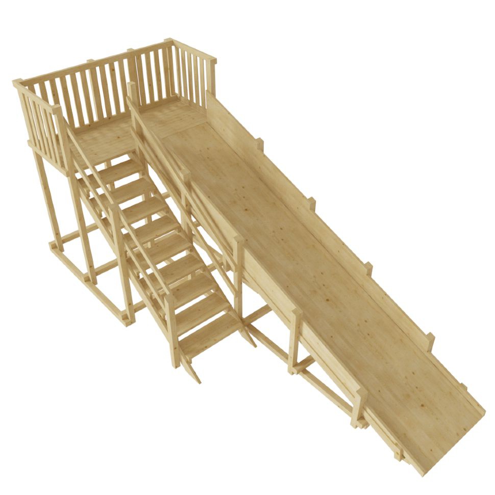 Зимняя горка Самсон Норильск