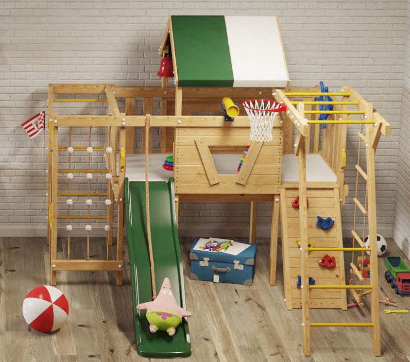 Детская игровая кровать-чердак Патрик