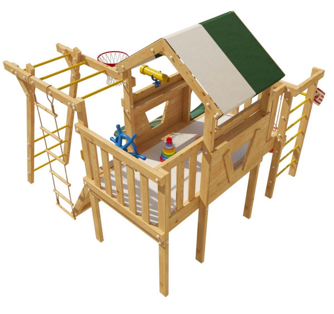 Детская игровая кровать-чердак Патрик