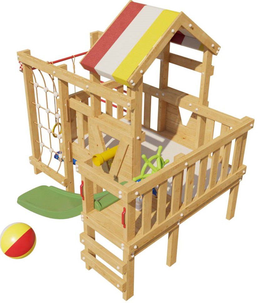 Детская игровая кровать-чердак Соник