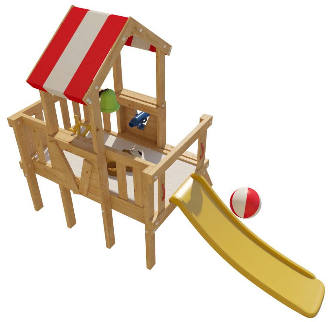 Детская игровая кровать-чердак Венди