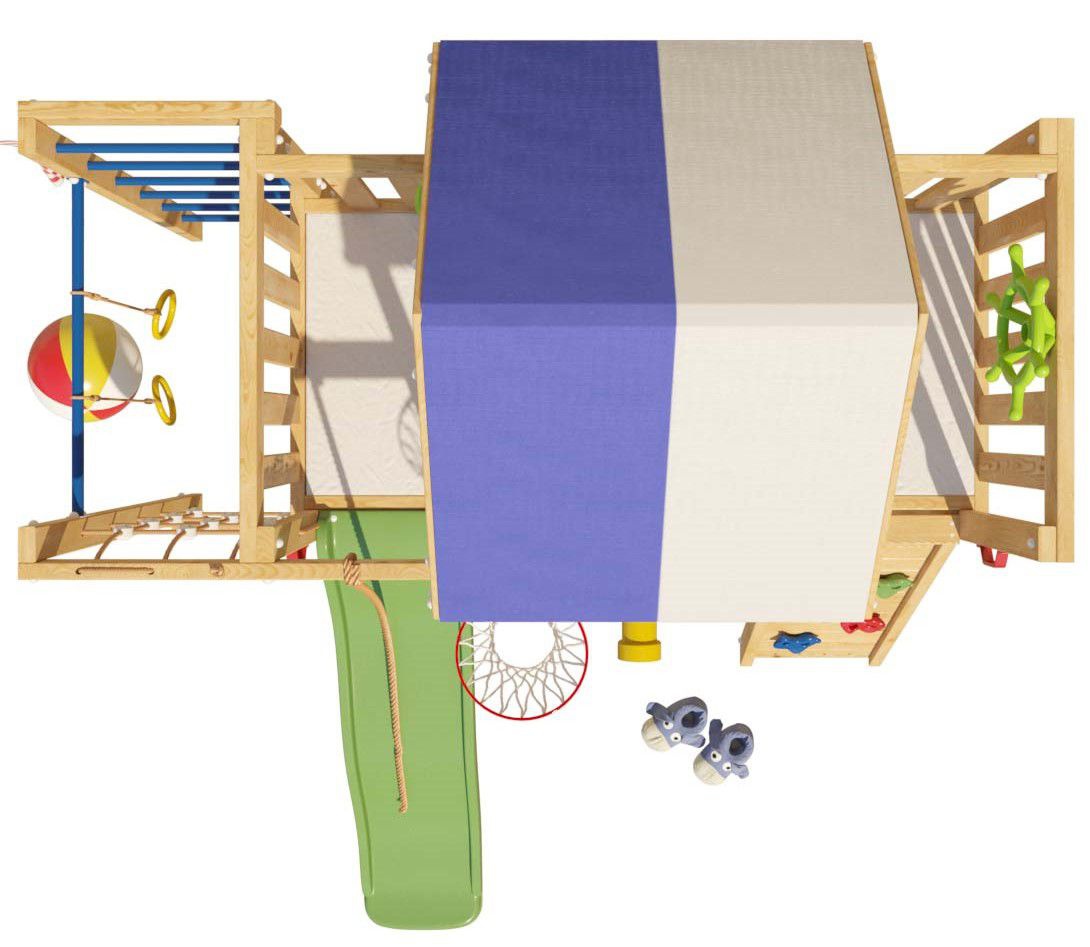 Детская игровая кровать-чердак Винни