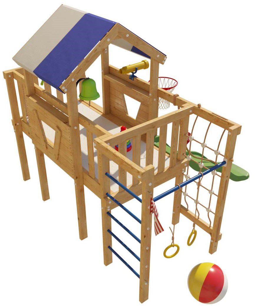 Детская игровая кровать-чердак Винни