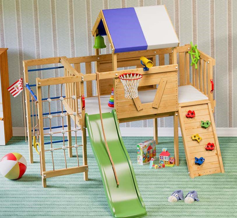 Детская игровая кровать-чердак Винни