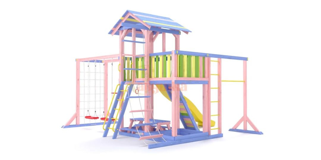 Детская площадка Савушка-15 (Color-7)
