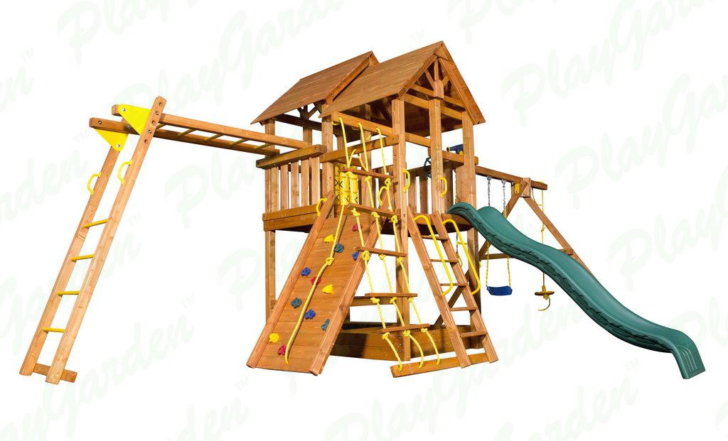 Игровая площадка Playgarden SkyFort II стандарт с манки-баром-рукоходом