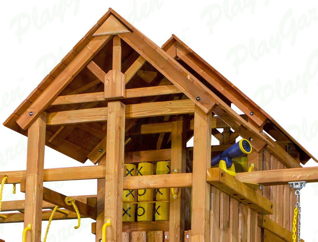 Детская игровая площадка Playgarden SkyFort Deluxe с горкой и горкой трубой