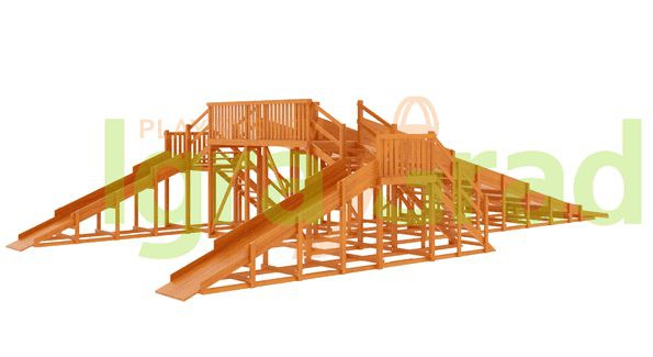 Зимняя горка Snow Fox 4 ската