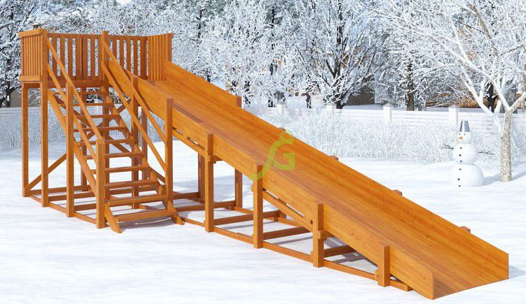 Зимняя горка Snow Fox скат 8 м