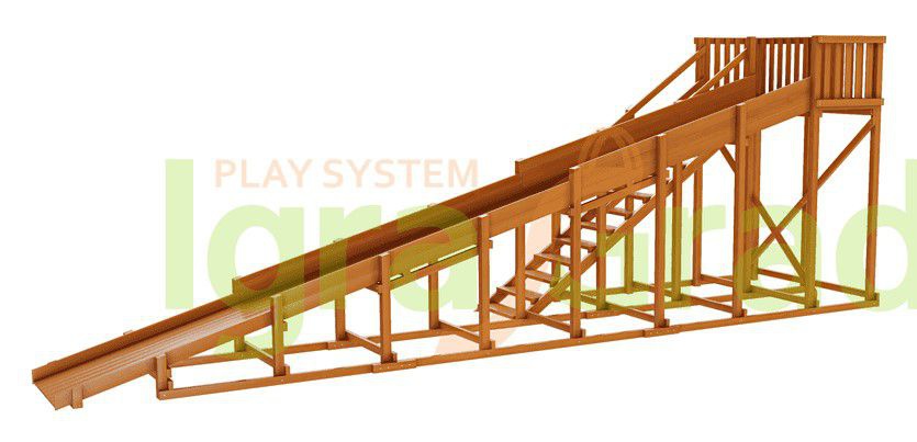 Зимняя горка Snow Fox скат 8 м