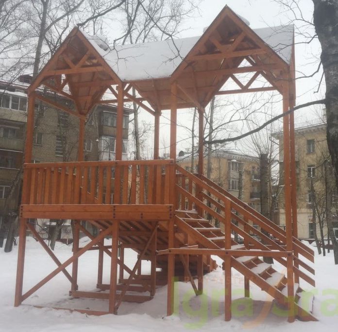 Зимняя горка Snow Fox Макси скат 10 м