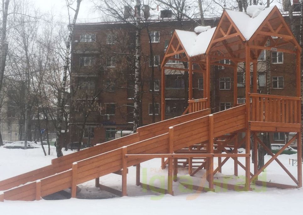 Зимняя горка Snow Fox Макси скат 10 м