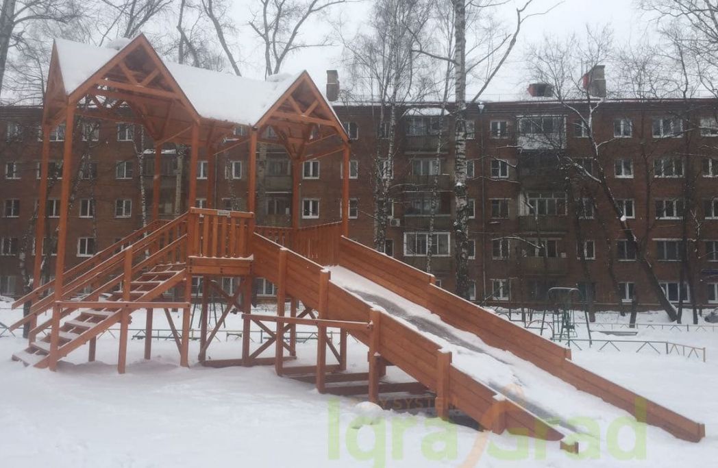 Зимняя горка Snow Fox Макси скат 10 м