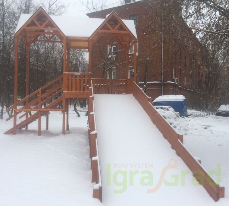 Зимняя горка Snow Fox Макси скат 10 м