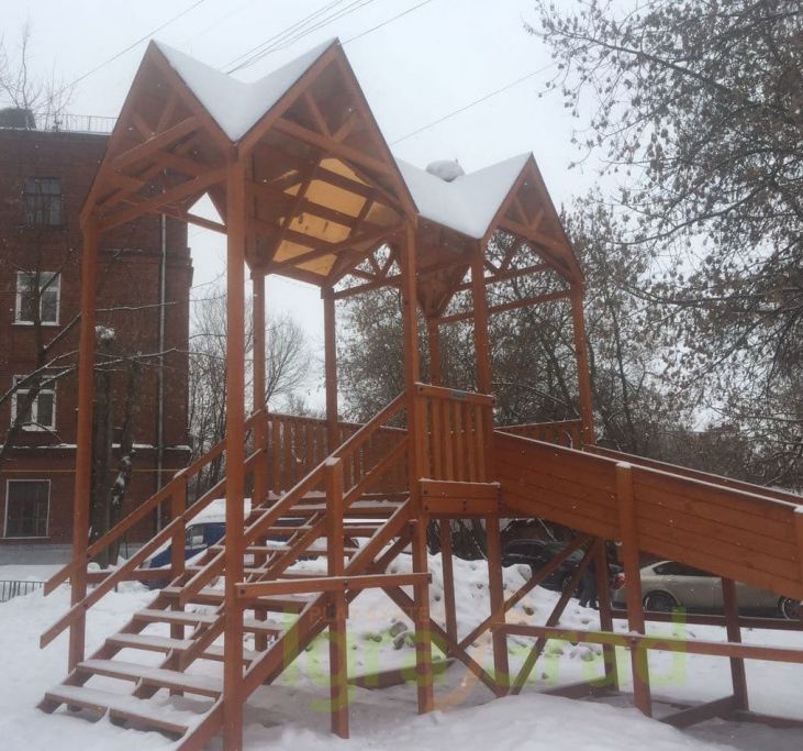 Зимняя горка Snow Fox Макси скат 10 м